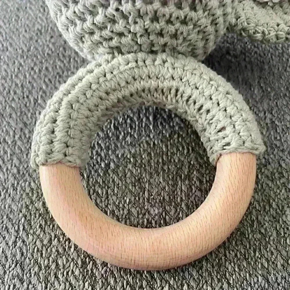 Baby Teether/Rattle Elephant Toy - Picture 2 of 3